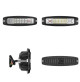 48W LED Boat -  DC9-60V - Black casing spreader light - Emmitt Color: Tri-color  - WK-48BTX-AZLED